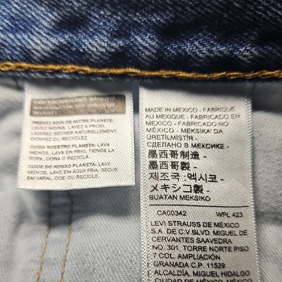 Levi's 505 Men's Straight Leg Denim Jeans - Picture 7 of 10